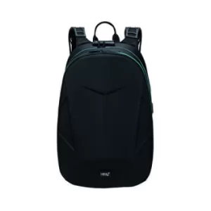 Image of I-Stay 15.6" Laptop Hardshell Backpack with USB Port and Anti-Theft Padlock Black/Blue IS0310