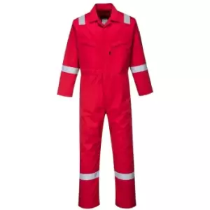 Image of Portwest - AF50RER48 - sz Regular 48 Araflame Platinum Coverall - Red