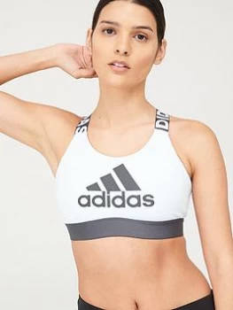 Image of adidas Don't Rest Sports Bra - White, Blue Size M Women