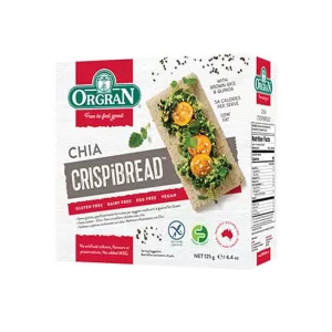 Image of Orgran Multigrain Crispbread with Chia 125g