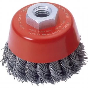 Image of Draper Expert Twist Knot Wire Cup Brush 60mm M14 Thread
