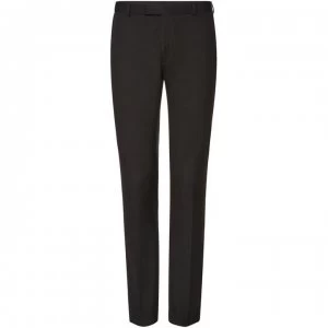 Image of Label Lab Jones Skinny Fit Twill Suit Trousers - Black