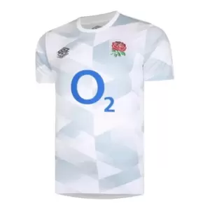 Image of Umbro England Rugby Warm Up Top Mens - White