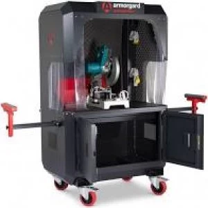 Image of Armorgard Cuttingstation Chopsaw Workstation with Extraction 1.4m