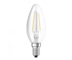 Image of Osram Parathom Dimmable 3.3W LED E14 SES Candle Very Warm White - 107540