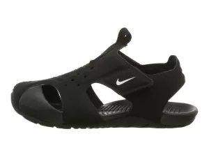 Image of Nike Boys Sunray Protect 2 (TD) Sandal - Black/White, Size 6.5