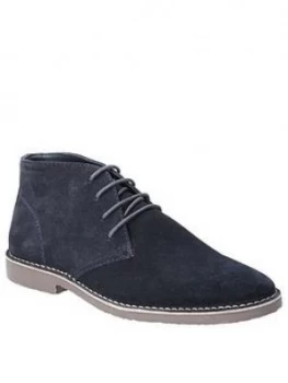 Image of Hush Puppies Freddie Desert Boots - Navy