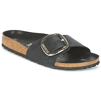 Image of Birkenstock MADRID BIG BUCKLE womens Mules / Casual Shoes in Black