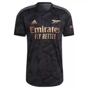 Image of adidas Arsenal FC Away Shirt 2022/2023 Mens - Black