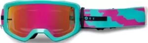 Image of FOX Main Nuklr Mirrored Motocross Goggles, turquoise, turquoise, Size One Size