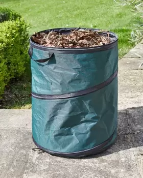 Image of Cotton Traders 100 Litre Spring Bin in Green