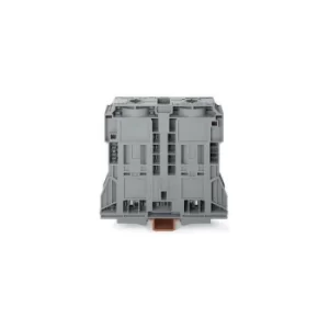 Image of WAGO 285-1185 2 Conductor 353A Side Entry Through Terminal Block Grey