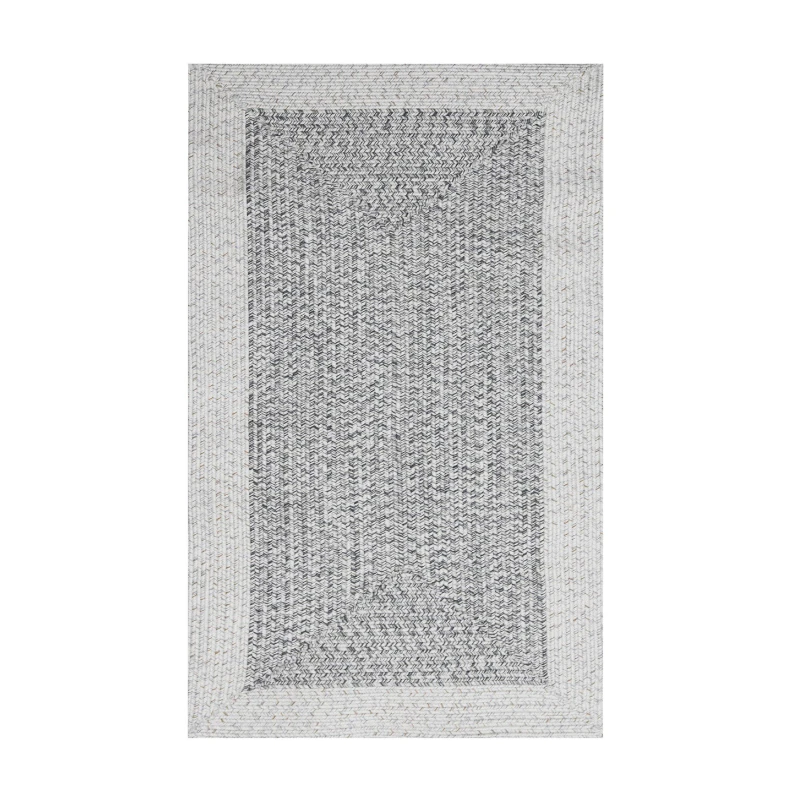 Image of Streetwize Jute Style Rug - Light Grey - 80cm x 150cm Grey 80x 150cm