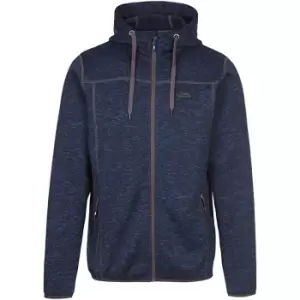 Image of Trespass Mens Odeno B Marl Fleece Jacket (S) (Navy)