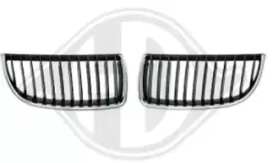 Image of DIEDERICHS Radiator Grill Priority Parts Left 1216041 Billet Grille,Front Grill BMW,3 Touring (E91),3 Limousine (E90)