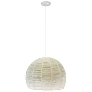 Image of Cristal Record Lighting - Cristal Samar Pendant Lamp 1xE27 Rattan 36cm