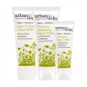 Image of Urban Veda Purifying Facial Ritual Travel Set 50ml