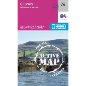 Image of Girvan, Ballantrae & Barrhill by Ordnance Survey (Sheet map, folded, 2016)
