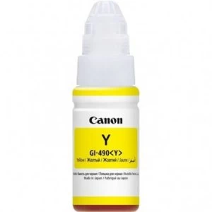 Image of Canon GI490 Yellow Ink Bottle