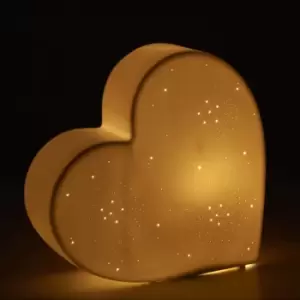 Image of Premier Housewares Kids Ceramic Heart Night Light