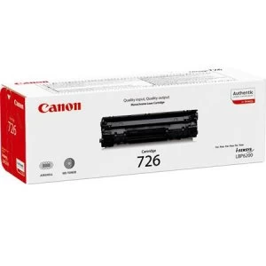 Image of Canon 726 Black Laser Toner Ink Cartridge
