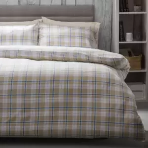 Image of Belledorm Aspen Duvet Cover Set (Superking) (Cream)