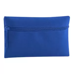 Image of Quadra Classic Zip Up Pencil Case (Pack of 2) (One Size) (Bright Royal)