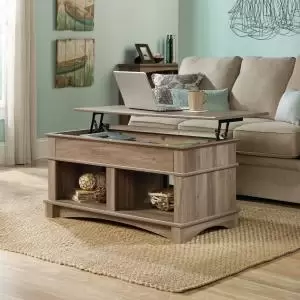 Image of Teknik Office Barrister Home Lift Up Coffee Table Salt Oak Finish with