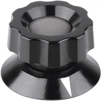 Image of Control knob hand Black x H 59mm x 35.5mm Mentor