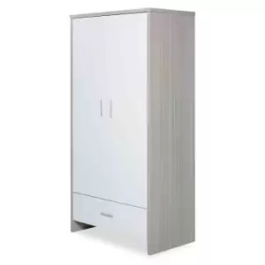 Image of Ickle Bubba Pembrey Wardrobe - Ash Grey & White