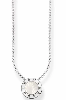 Image of Ladies Thomas Sabo Sterling Silver Glam & Soul Classic White Necklace KE1492-029-14-L45V