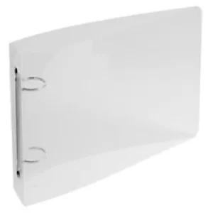 Image of Ring Binder PP Crystal 165x240mm, 2O Ring 25mm, S35mm, Clear, Pack of 10