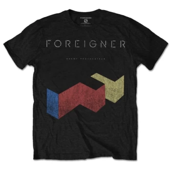 Image of Foreigner - Vintage Agent Provocateur Unisex Medium T-Shirt - Black