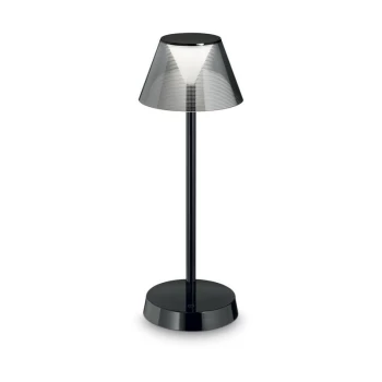 Image of Ideal Lux LOLITA - Integrated LED Outdoor Table Lamp 1 Light Black 3000K IP44