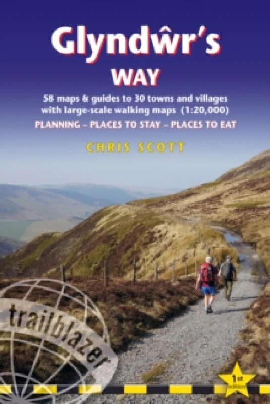 Image of Glyndwr's Way Trailblazer Walking Guide 1e : Knighton to Welshpool: 58 maps and guides to 30 towns and villages Paperback / softback