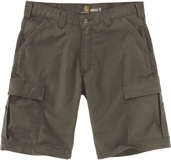 Image of Carhartt Force Broxton Cargo Shorts, grey, Size 40
