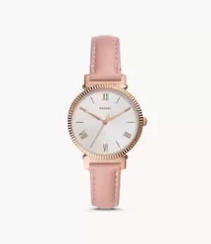 Image of Fossil Women Daisy Three-Hand Blush Leather Watch
