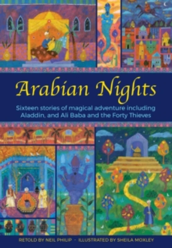 Image of Neil Philip The Arabian Nights Hardback Book Multi
