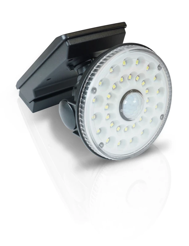 Image of Ultra Bright LED Solar Security Wall / Fence Light Lamp With PIR Motion Sensor ELV-982250 Flood Light