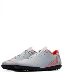 Image of Nike Mens Mercurial Vapor 12 Club Astro Turf Football Boots Wolf Grey Size 7 Men