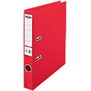 Image of Rexel Choices Lever Arch File 50 mm Polypropylene 2 ring Red