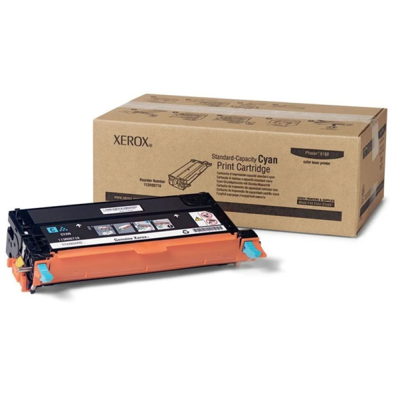 Image of Xerox 113R00719 Toner cartridge cyan. 2K pages/5% for Xerox Phaser 618