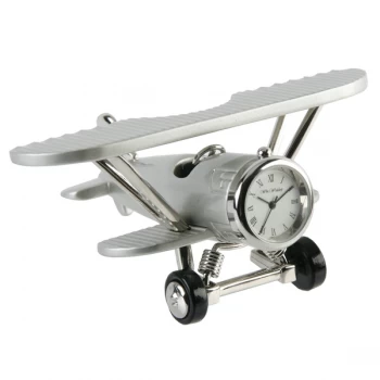Image of WILLIAM WIDDOP Miniature Clock - Bi-Plane