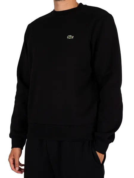Image of Lacoste Logo Sweatshirt Black M