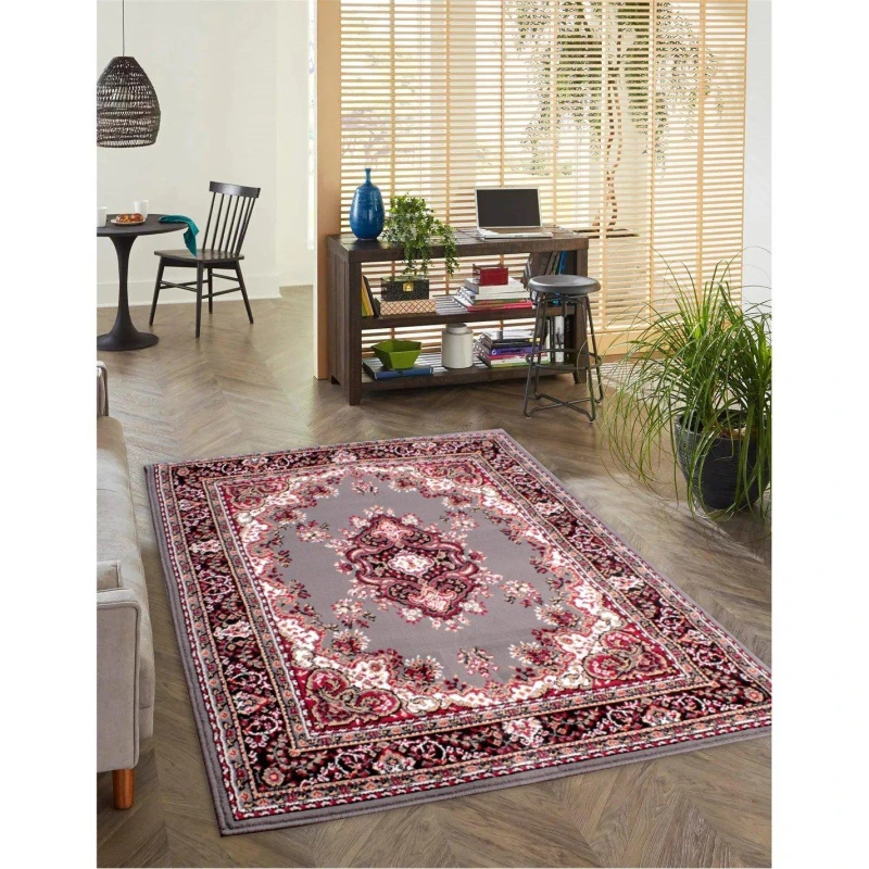 Image of Rugstyle TRADITIONAL POLY LANCASHIRE - Grey Grey One Size