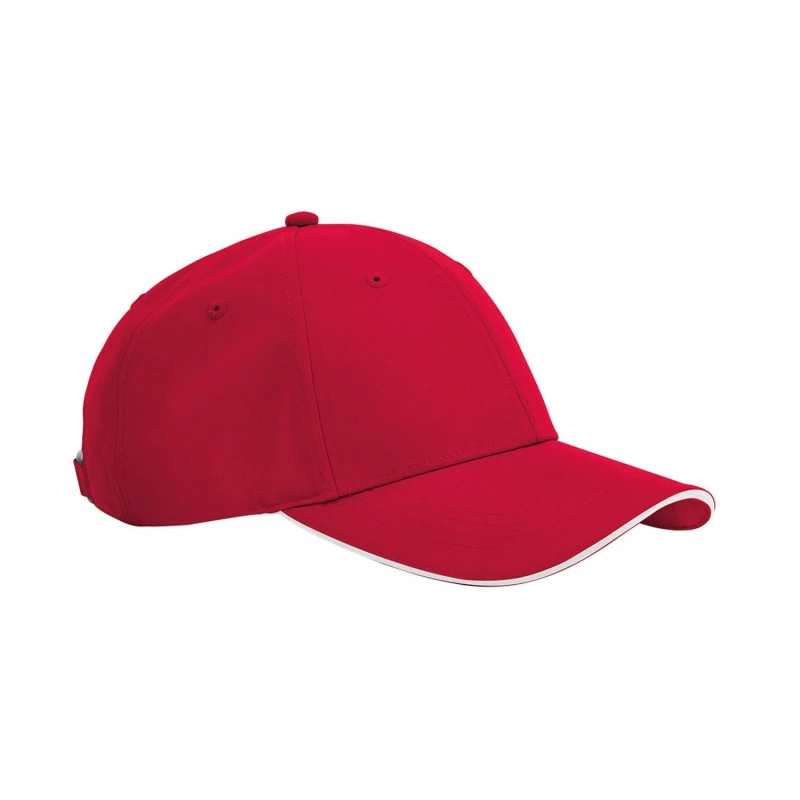 Image of Beechfield Beechfield Men Team Sports-Tech Cap in Red Red One Size Male 5063527163561