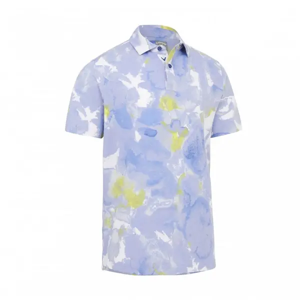 Image of Callaway THERMAL DYE PRINT POLO - MAZARINE Blue - M