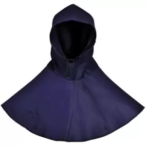Image of BZ12NAR - sz 0 Bizweld Cape Hood - Navy - Navy - Portwest