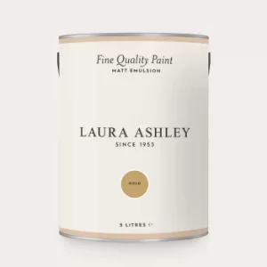 Image of Laura Ashley Matt Emulsion Paint Gold 5L