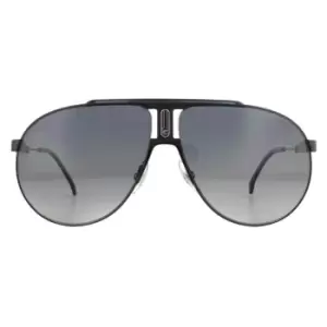 Image of Carrera Aviator Dark Ruthenium Grey Grey Polarized Sunglasses